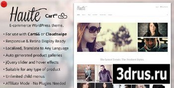 ThemeForest - Haute v1.0 - Ecommerce WordPress Theme for Cart66