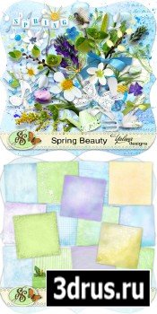 Scrap Set - Spring Beauty PNG and JPG Files