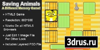 ThemeForest - Saving Animals - a Different Memory Game !!! - RIP
