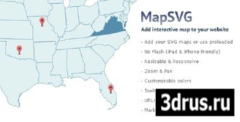 CodeCanyon - jQuery Interactive SVG Map Plugin v5.5.4