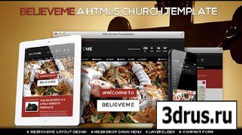 Mojo-Themes - BelieveME - Responsive HTML5 Church Site Template - RIP