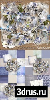 Scrap Set - Together in Winter PNG and JPG Files