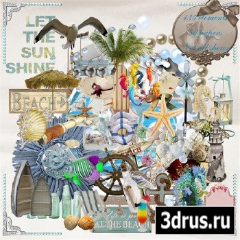 Scrap Set - Let The Sunshine PNG and JPG Files