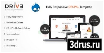 ThemeForest - Drive - Responsive Drupal Theme 