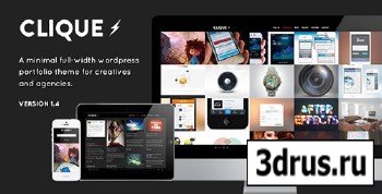 ThemeForest - Clique v1.2 - AJAX Responsive Portfolio WordPress Theme