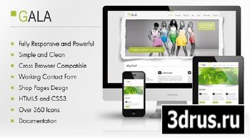 Mojo-Themes - Gala - Responsive, Unique & Clean HTML5/CSS3 Template - RIP