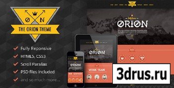 ThemeForest - Orion Responsive Parallax One Page Portfolio - RIP