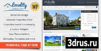ThemeForest - Locality v1.2 - Real Estate WordPress Theme
