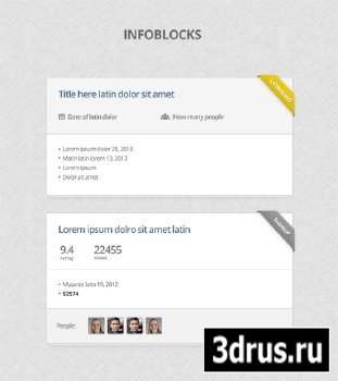 PSD Web Design - Simple Infoblocks