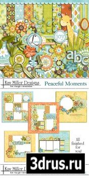 Scrap Set - Peaceful Moments PNG and JPG Files