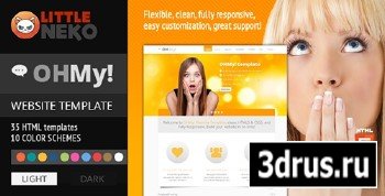 ThemeForest - OHMY! HTML5, CSS3, Bootstrap website template v1.2