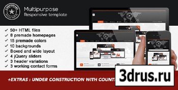 ThemeForest - Corportase multipurpose responsive site template - RIP