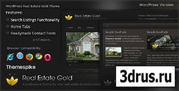 ThemeForest - Real Estate Gold v1.7 -  Premium WordPress Theme