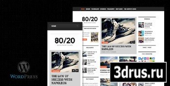 ThemeForest - 80/20 - WordPress Magazine Theme