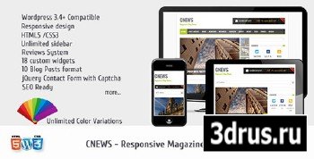 ThemeForest - CNEWS v1.3 - Responsive Magazine and Blog Theme