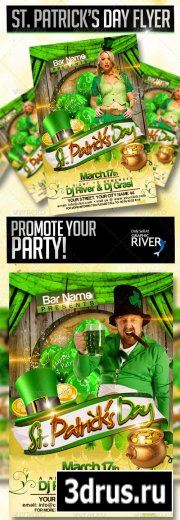 St. Patricks Day Flyer Template  GraphicRiver