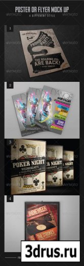 Various Poster Mock-ups – GraphicRiver