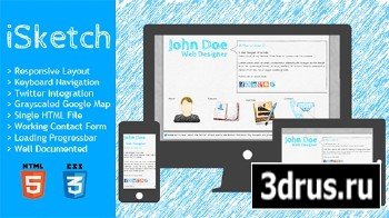 Mojo-Themes - iSketch - Responsive vCard and Resume - RIP