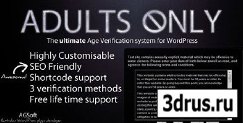 CodeCanyon - Adults Only Age Verification System for WordPress - Form
