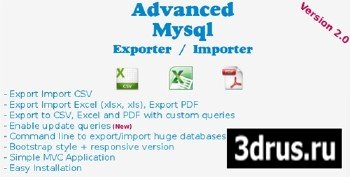 CodeCanyon - Advanced Mysql Exporter/Importer v2.0