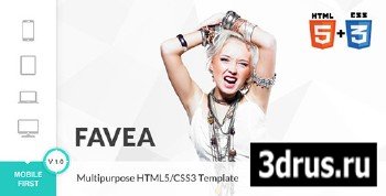 ThemeForest - Favea - Multipurpose HTML5/CSS3 Template - RIP