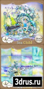 Scrap Set - Sea Child PNG and JPG Files