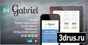 ThemeForest - Gabriel - Responsive E-mail Template - RIP