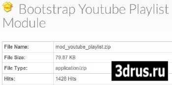 JooStrap - Bootstrap Youtube Playlist Module v1.0.0 - J2.5