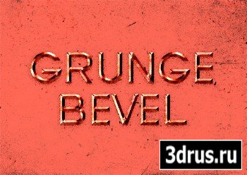 PSD Style - Grunge Bevel Text Effect