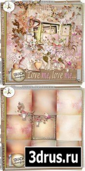 Scrap Set - Love Me, Love Me... PNG and JPG Files
