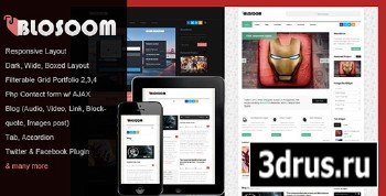 ThemeForest - Blosoom - Responsive Business HTML5 Template - RIP