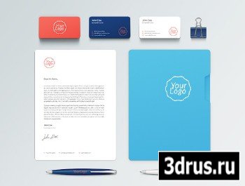 PSD Web Design - Branding / Identity Mock-Up