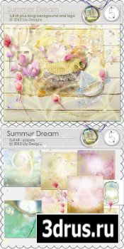 Scrap Set - Summer Dream PNG and JPG Files