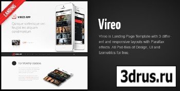 ThemeForest - Vireo - Ultra Responsive App Landing Page - RIP