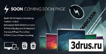 ThemeForest - Soon - Coming Soon Template - RIP