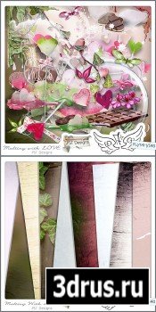 Scrap Set - Melting with Love PNG and JPG Files