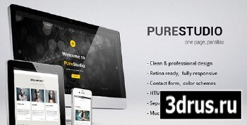 ThemeForest - PURESTUDIO - HTML5, One Page Parallax Template
