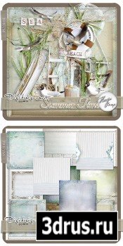 Scrap Set - Summer Time PNG and JPG Files