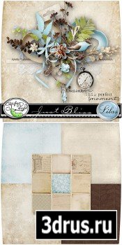 Scrap Set - Just Bliss PNG and JPG Files