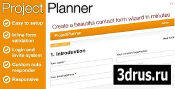 CodeCanyon - ProjectPlanner Contact Form Wizard v1.1 