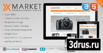 ThemeForest - XMarket v1.4 - Responsive WordPress E-Commerce Theme - FULL