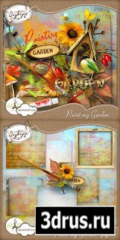 Scrap Set - Paint my Garden PNG and JPG Files