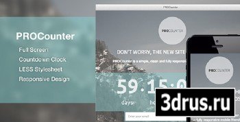 ThemeForest - PROCount: Countdown Landing Page - RIP
