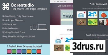 ThemeForest - CoreStudio - Responsive One Page HTML5 Template - RIP