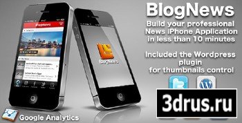 CodeCanyon - BlogNews - iPhone blog app - Wordpress editions