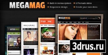 ThemeForest - MEGAMAG v1.0 - A Responsive Blog/Magazine Style Theme