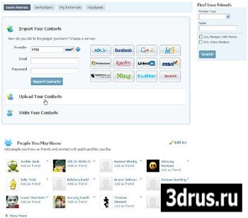 Hire-Experts - Friends Inviter plugin 4.2.3p10 for SocialEngine 4x