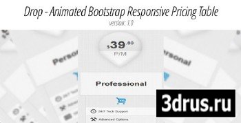 CodeCanyon - Bootstrap & Non-Bootstrap Animated Responsive Pricing Table - Pure Css - FULL