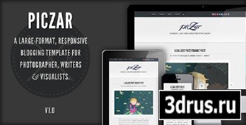 ThemeForest - Piczar WordPress Blog Theme