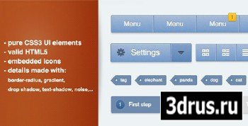 CodeCanyon - CSS3 Ui Kit - Web Elements